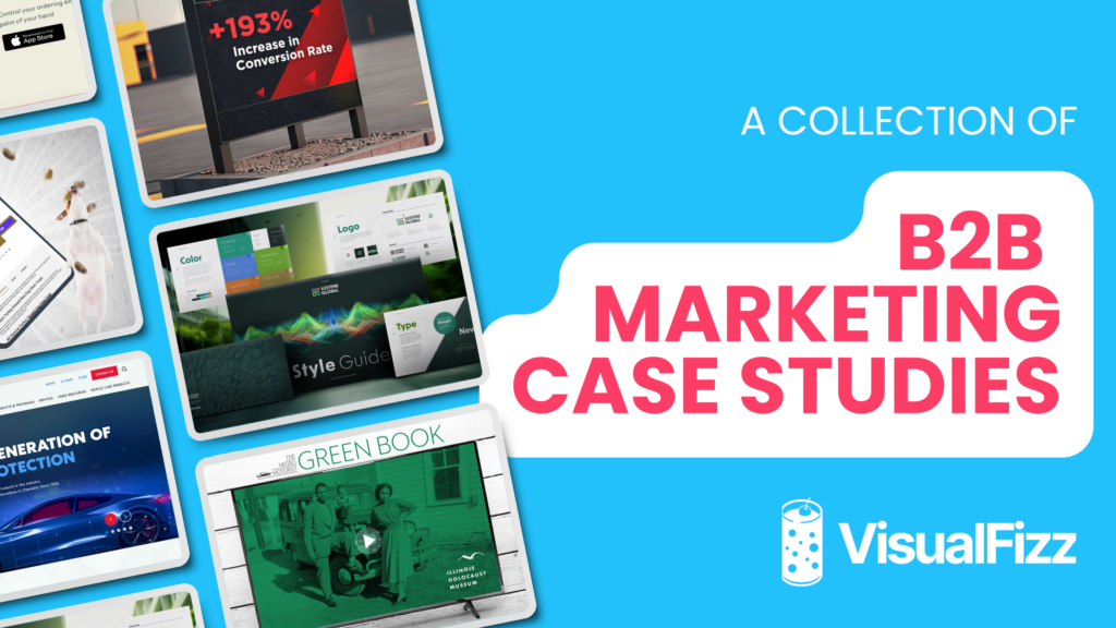 collection of b2b case studies visualfizz